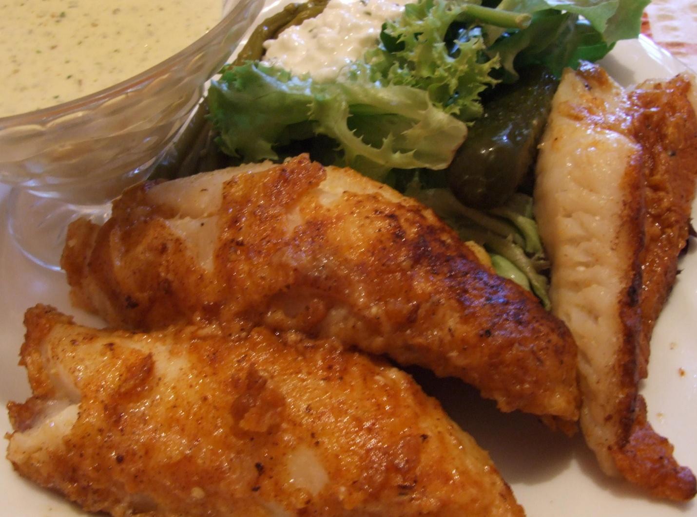 Crispy Pan-Fried Perch